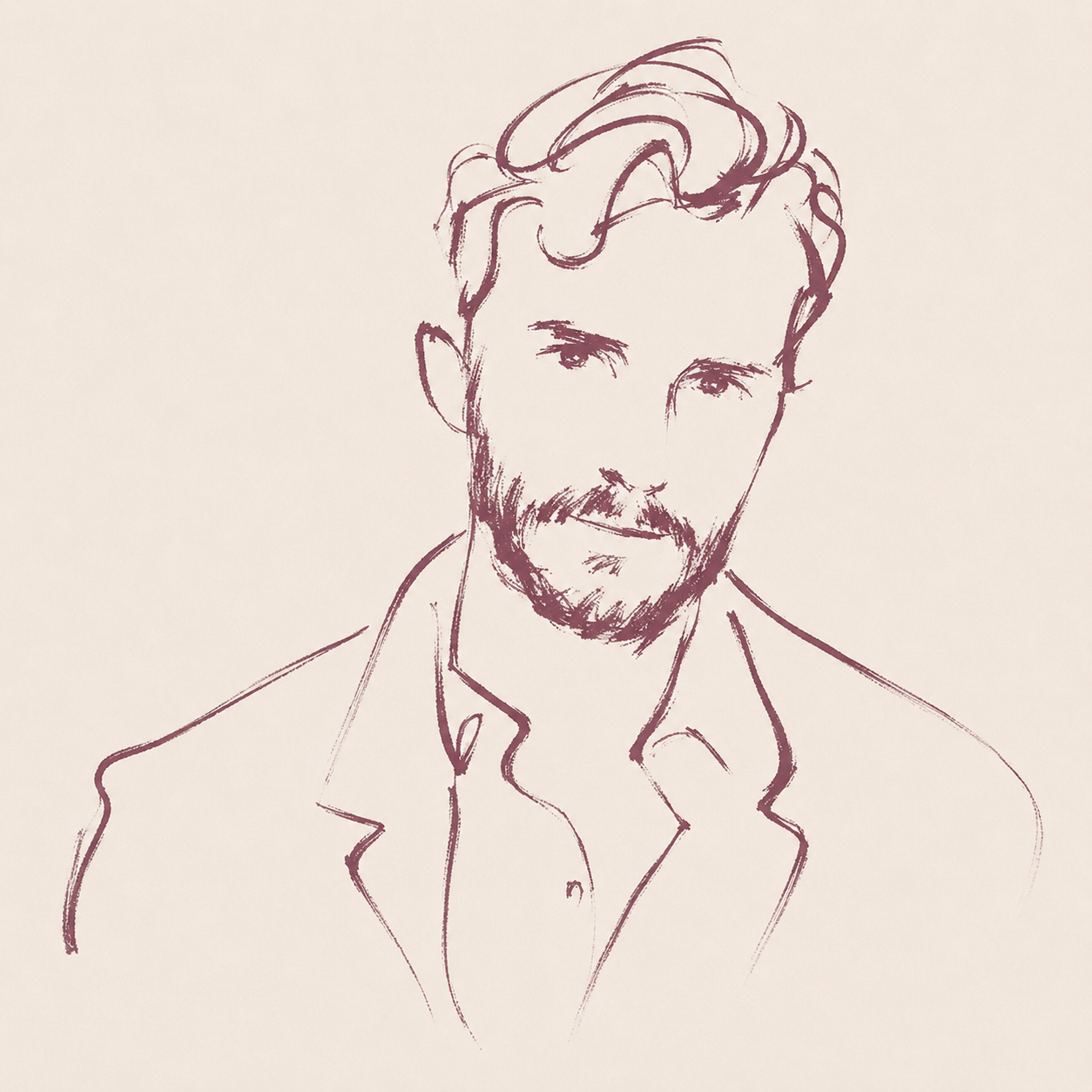 A line drawing of Patrick